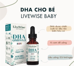 DHA Omega 3 dạng giọt Live Wise Baby DHA