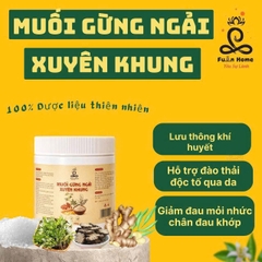 Muối Gừng Ngải Xuyên Khung 750gr ( Hộp)