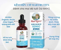 Kẽm Mary Ruth cho trẻ sơ sinh, người lớn, mẹ bầu và cho con bú 120ml