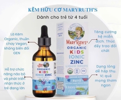 Kẽm hữu cơ Mary Ruth từ 4 tuổi