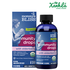 Siro Mommy s Bliss Organic immunity tăng cường sức đề kháng cho bé từ 4 tháng tháng tuổi trở lên
