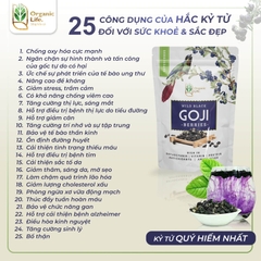 Hắc kỉ tử hoang dã Organic Life 90gr ( Gói )