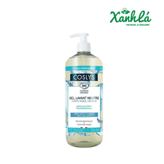 SỮA TẮM dạng gel cho DA NHẸ CẢM hữu cơ Coslys 1 L