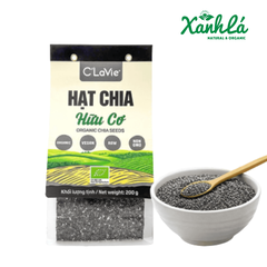 Hạt Chia Hữu Cơ Clavie đóng túi 200gr
