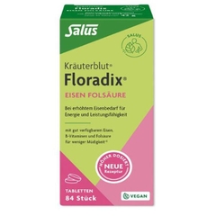 Viên nang bổ sung Sắt acid folic và Vitamin B Salus Floradix 84 viên