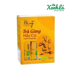 Trà Gừng Hữu cơ Hằng Organic Hộp 20 gói