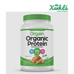 Protein hữu cơ Orgain Organic vị Bơ Lạc 920gr