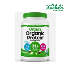 Protein hữu cơ Orgain Organic vị vani 920gr