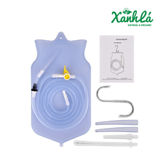 Bộ enema TÚI dây vòi silicon