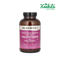 Vitamin cho phụ nữ từ thực phẩm toàn phần Dr Mercola Whole Food Multivitamin for Women