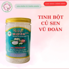 Tinh Bột củ sen sạch chứng nhận 500gr ( Hộp)