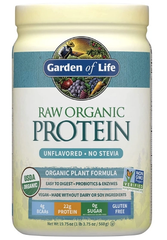 Protein hữu cơ Garden of life Raw không vị 560gr (hộp)