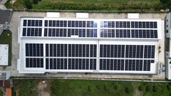 Hệ Thống NLMT 483kWp Nhà Máy Dược Tại Bình Dương – Aiko 600Wp Hiệu Suất Dẫn Đầu Toàn Cầu