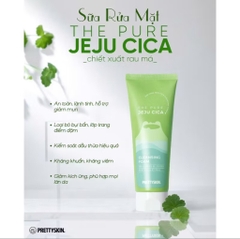 SỮA RỬA MẶT PRETTYSKIN RAU MÁ