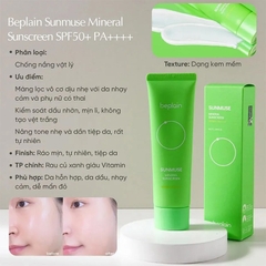 KEM CHỐNG NẮNG BEPLAIN SUNMUSE XANH LÁ ( CTY - VAT )