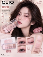 Bảng phấn trang điểm dành cho vùng da quanh mắt CLIO PRO EYE PALETTE AIR