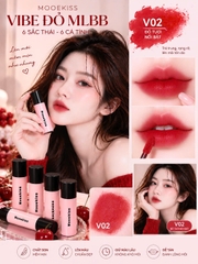 Son môi trang điểm cho môi - Mooekiss Velvet Lip Mud