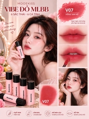 Son môi trang điểm cho môi - Mooekiss Velvet Lip Mud