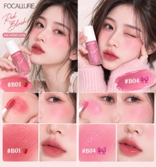 Kem má hồng dùng cho vùng da má FOCALLURE HANGOVER RED WINE BLUSHER
