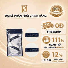 Bông tán phấn phủ Amortals (2 bông nhỏ)