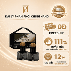 Tinh dầu thơm dùng trong ô tô hetras Premium Car Diffuser 2EA - Hotel Wood, 77ml/chai, 2 chai/hộp