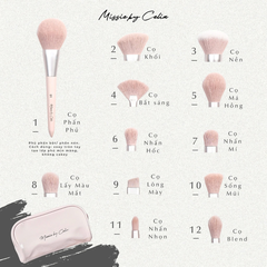 Bộ cọ trang điểm CELIA 1 bộ 12 chiếc