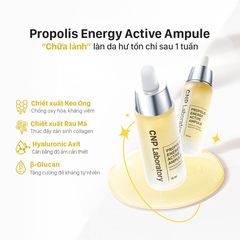 CNP PROPOLIS ENERGY ACTIVE AMUPLE 35ML [Tinh chất phục hồi keo ong CNP Propolis #35ml chai lớn ] BẠC