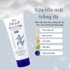 Sữa rửa mặt Reihaku Hatomugi Facial Foam 170g - 4513574029590
