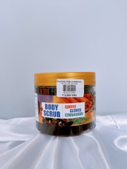 Kem tẩy da chết toàn thân cà phê đinh hương quế thể tích 380g, hiệu bg.Lab