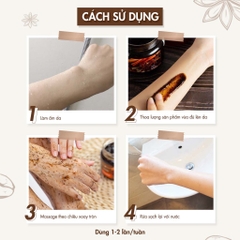 TDC cơ thể EC quế hồi GEL SCRUB COFFEE CINNAMON CLOVES 380g