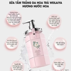 Sữa tắm trắng da Weilaiya 450ml (WEILAIYA NIACINAMIDE SHOWER GEL)