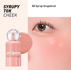 Phấn má hồng kem PERIPERA SYRUPY TOK CHEEK 08 SYRUP GRAPEFRUIT