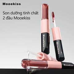 Son kem hai đầu 2 trong 1 - Mooekiss Dual Effect Essence Lip Gloss (1 đầu tint + 1 đầu bóng không màu)