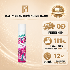 Dầu gội khô dùng cho tóc Batiste Dry Shampoo Blush Flirrty Floral 200ml
