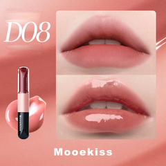 Son kem hai đầu 2 trong 1 - Mooekiss Dual Effect Essence Lip Gloss (1 đầu tint + 1 đầu bóng không màu)