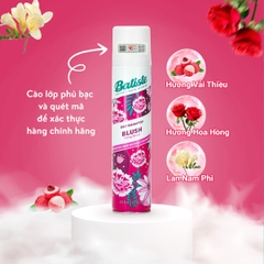 Dầu gội khô dùng cho tóc Batiste Dry Shampoo Blush Flirrty Floral 200ml