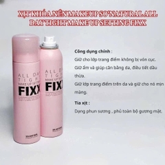 Xịt nền trang điểm mịn màng SONATURAL POWDER4ROOM ALL DAY TIGHT MAKE UP SETTING FIXX (75ml)