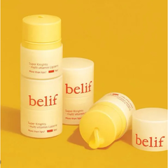 BLF SUPER KNIGHTS MULTI VITAMIN LIPCERIN [ DƯỠNG MÔI BELIF 15ML ] MÀU CAM