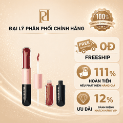 Son kem hai đầu 2 trong 1 - Mooekiss Dual Effect Essence Lip Gloss (1 đầu tint + 1 đầu bóng không màu)