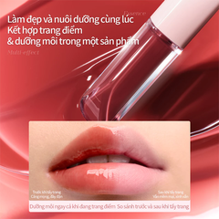 Son kem hai đầu 2 trong 1 - Mooekiss Dual Effect Essence Lip Gloss (1 đầu tint + 1 đầu bóng không màu)