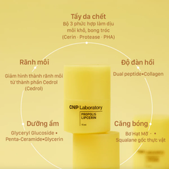 CNP PROPOLIS LIPCERIN [ DƯỠNG MÔI CNP 15ML KEO ONG ] HŨ LỚN VÀNG