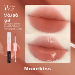 Son môi hai đầu 2 trong 1 - Mooekiss Dual- Effect Longwear Lip Mud