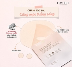 MẶT NẠ DƯỠNG TRẮNG - PHỤC HỒI DA LOMERE CHIẾT XUẤT TỪ NẤM CỤC