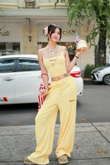 [BST HÈ 2026] Áo 2 Dây Sọc Thêu Logo HeavenSent Đi Chơi Đi Biển - HS_TS002