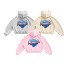 Áo Khoác Nỉ Bông Hoodie Zip HEAVEN SENT Form Boxy Cánh Dơi - HS_HD003