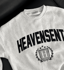 [SVIP] Áo Sweater Form Boxy Thêu Đắp HEAVEN SENT Chất Nỉ Bông - HS_HD001