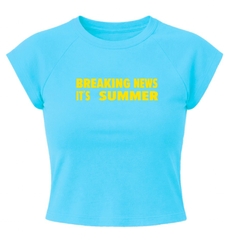 [NEW COLOR] Áo Thun Baby Tee Raglan Vải Borip Breaking New - HS_TS013