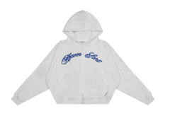 [NEW ARRIVAL] Áo Hoodie Zip Nỉ Ép Hàn Thêu Móc Xích HEAVEN SENT Form Boxy Cánh Dơi Unisex - HS_HD006