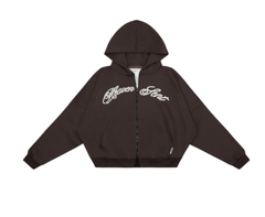 [NEW ARRIVAL] Áo Hoodie Zip Nỉ Ép Hàn Thêu Móc Xích HEAVEN SENT Form Boxy Cánh Dơi Unisex - HS_HD006