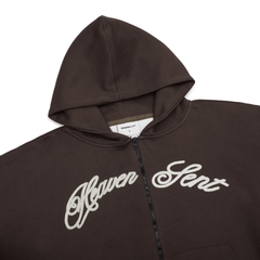 [NEW ARRIVAL] Áo Hoodie Zip Nỉ Ép Hàn Thêu Móc Xích HEAVEN SENT Form Boxy Cánh Dơi Unisex - HS_HD006